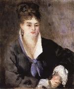 Pierre Renoir, Lady in a Black Dress